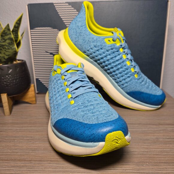 NEW! Rabbit Dream Chaser Running Trainer Shoe Blue/Yellow Lightweight - Men\'s 10 main image 4